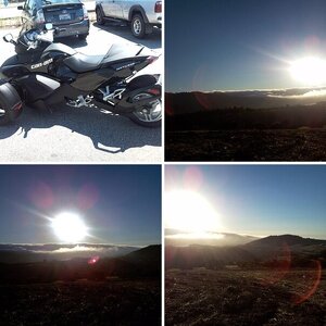 A late day ride