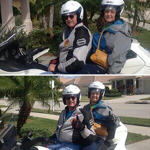 Wife's first ride