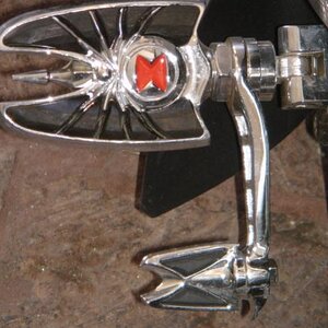 widow pegs mounted
