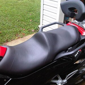 Seat with backrest