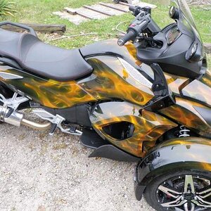 True flames