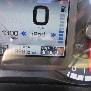 10000 miles down
