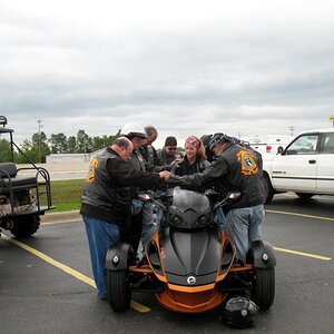 Blessing the bike