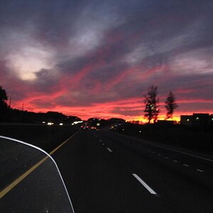 Sunset over Alabama