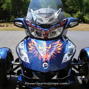 The headlight piece sure adds a lot for the look of this RT.  Sounds like he want more as well...