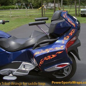 Phoenix bags  extended kit.  Powersportswraps.com