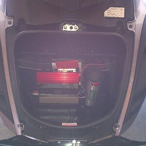 AMP AND CAPACITOR.