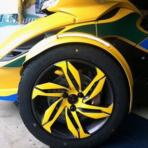 ST S custom wheel decal kit.  Order yours here: 814-838-6377