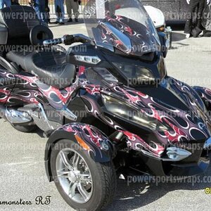 Lamonster RT - Dueling flames tribal graphics.