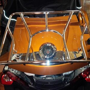 Chrome Luggage Rack