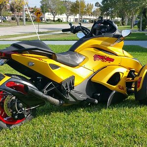can am rear view