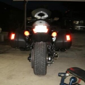 All lit up