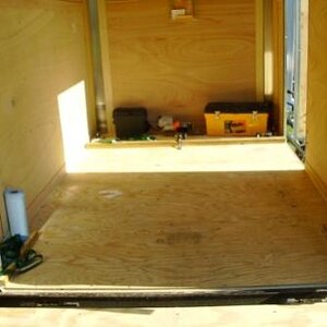 Inside trailer