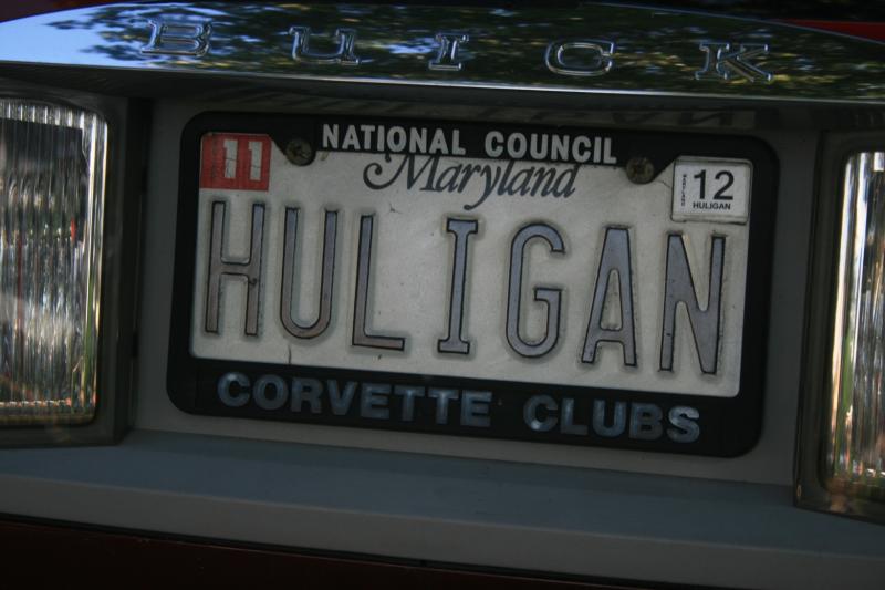 2011 08 10 license plate we saw at the Naval Academy in Annapolis