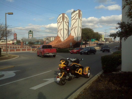 43 Larger than Life Roadside Statue (Giant Cowboy Boots)