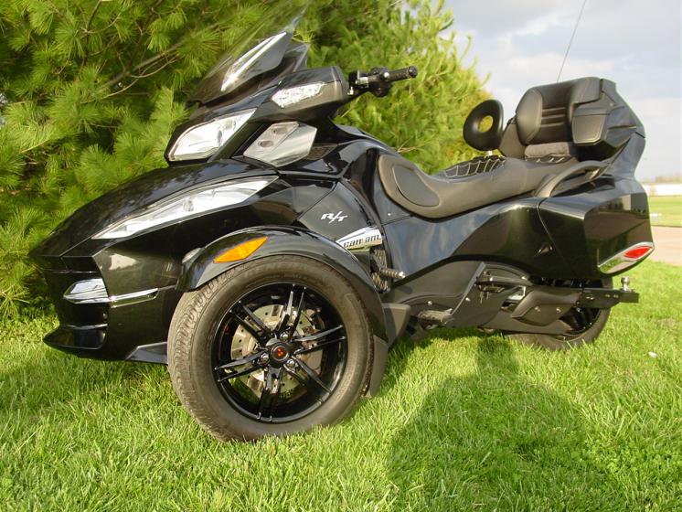 After the wheels and sprocket were powder coated