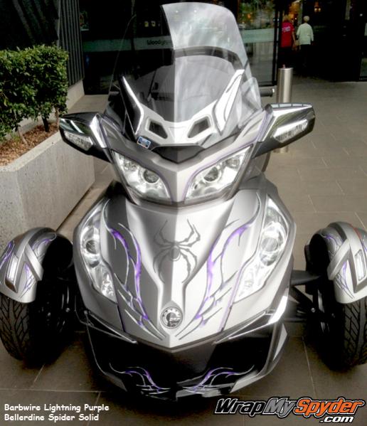 Barbwire Lightning Purple