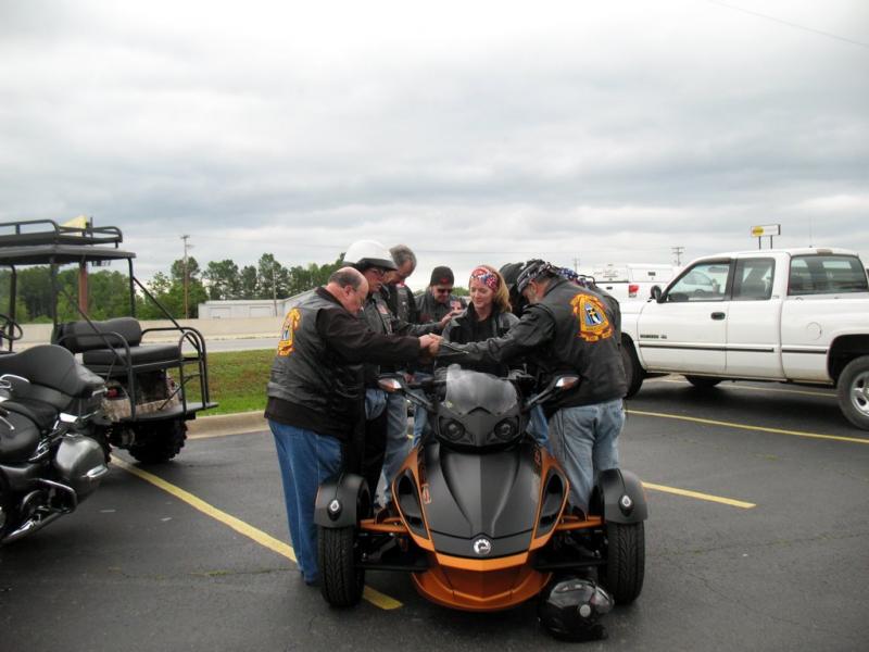 Blessing the bike