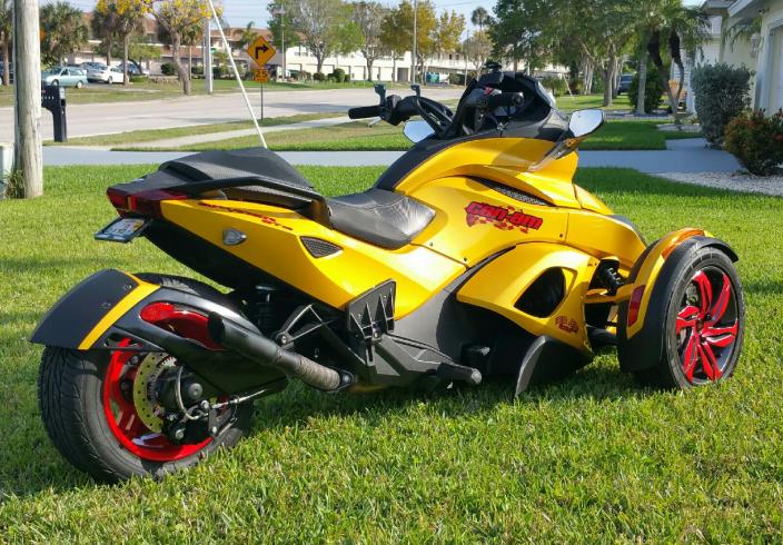 can am rear view