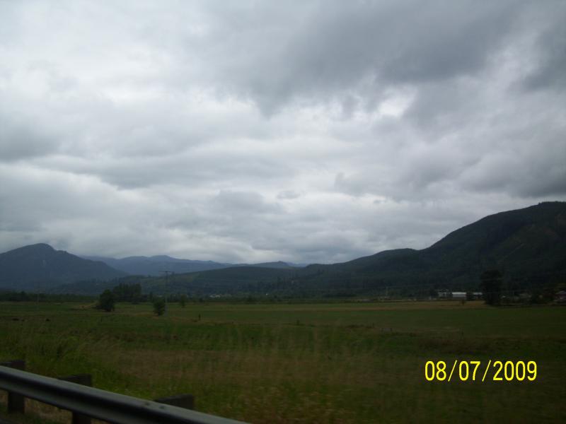 Coming down from Mt Rainier area.