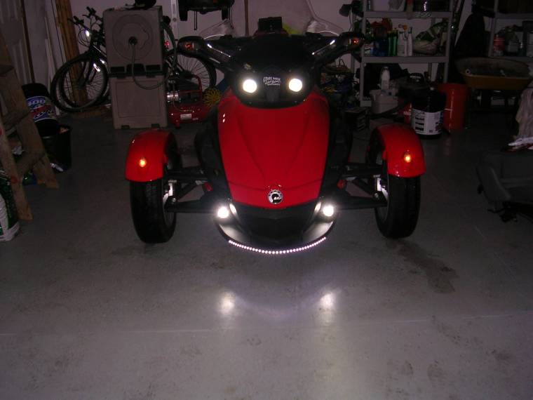 Front view full driving lights med