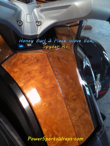 Honey Burl Glove box Spyder RT

ORDER 814-838-6377