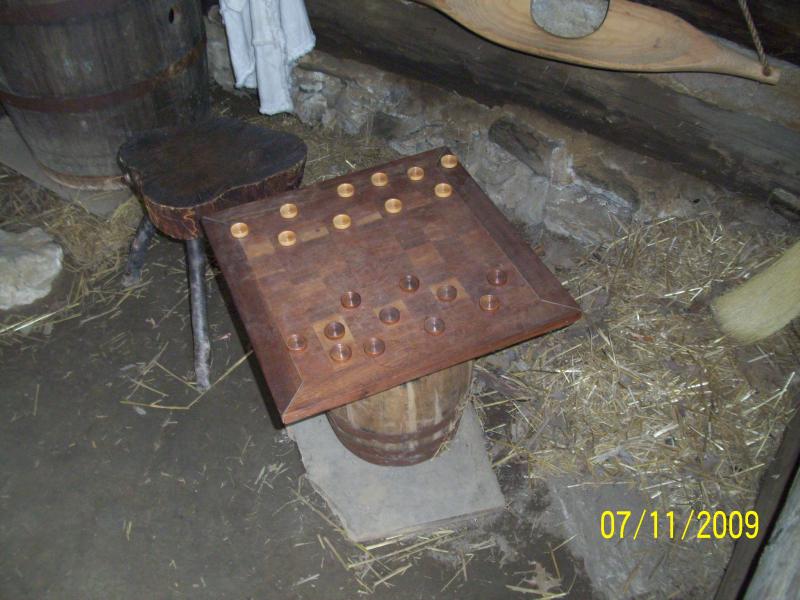 Inside enlisted men's cabin.  VF, PA