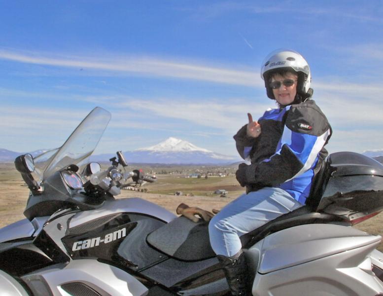March - Oregon Trip - Mt Shasta -  I-5 looking South