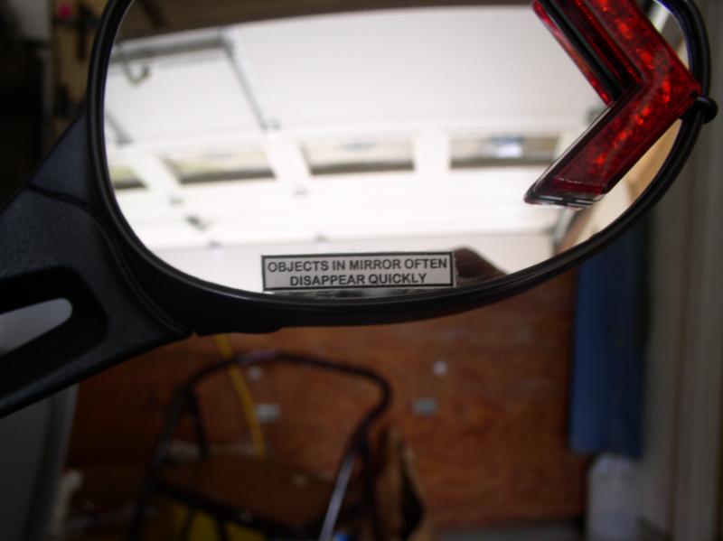 Mirror Warning installed ;->, also showing mirror turn signals