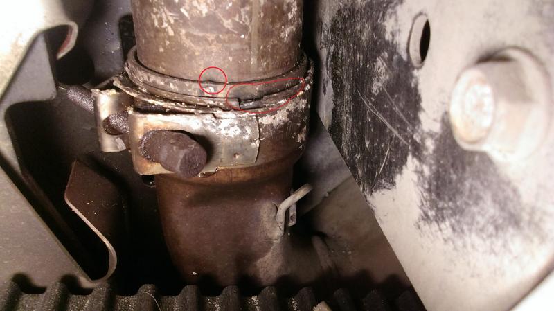 muffler leak