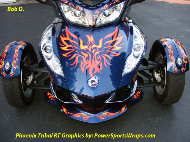 Phoenix Tribal complete kit installed on Bob"s RT. By Powersportswraps.com