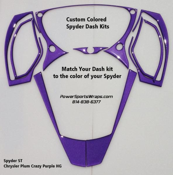Plumb Crazy Purple ST dash kit- Custom colored dash kits now available.  Color match your bike color into your dash kit. (up charge applies)  Email: p