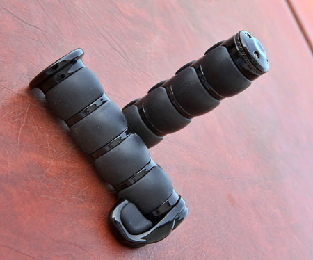 Powder coated grips