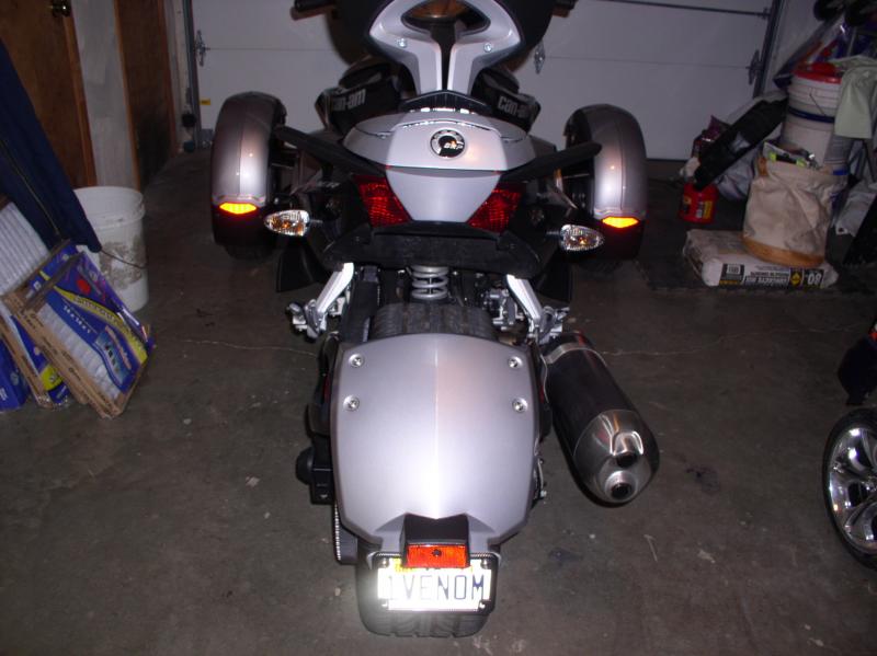 Rear shot of Sports rack with back rest