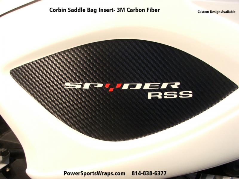 RS Corbin Saddle bag insert-3M Carbon Fiber custom designed.