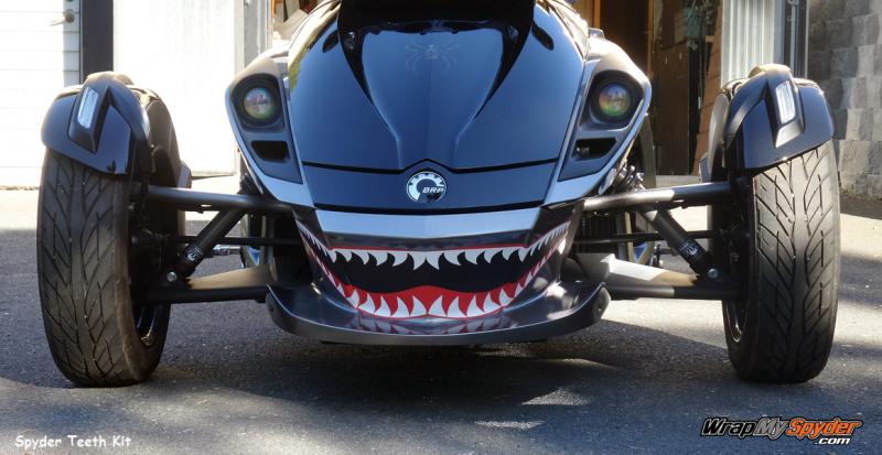 Spyder Teeth decal kit